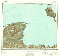 Kotzebue Alaska Historical topographic map, 1:250000 scale, 1 X 3 Degree, Year 1951