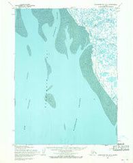 Kuskokwim Bay D-1 Alaska Historical topographic map, 1:63360 scale, 15 X 15 Minute, Year 1954