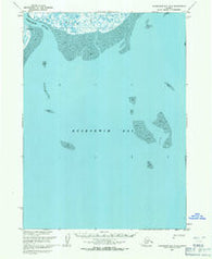 Kuskokwim Bay D-2 Alaska Historical topographic map, 1:63360 scale, 15 X 15 Minute, Year 1953