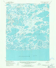 Kuskokwim Bay D-5 Alaska Historical topographic map, 1:63360 scale, 15 X 15 Minute, Year 1954