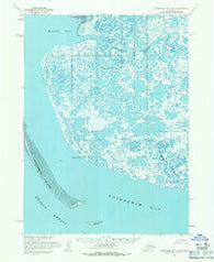 Kuskokwim Bay D-6 Alaska Historical topographic map, 1:63360 scale, 15 X 15 Minute, Year 1954