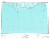 Kuskokwim Bay Alaska Historical topographic map, 1:250000 scale, 1 X 3 Degree, Year 1954