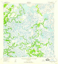 Kwiguk A-1 Alaska Historical topographic map, 1:63360 scale, 15 X 15 Minute, Year 1952