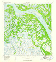 Kwiguk C-5 Alaska Historical topographic map, 1:63360 scale, 15 X 15 Minute, Year 1952