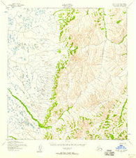 Kwiguk D-2 Alaska Historical topographic map, 1:63360 scale, 15 X 15 Minute, Year 1952