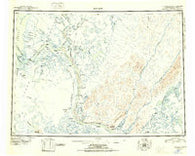 Kwiguk Alaska Historical topographic map, 1:250000 scale, 1 X 3 Degree, Year 1952