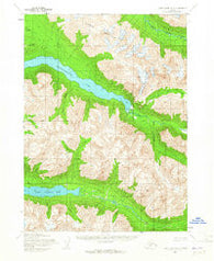 Lake Clark A-3 Alaska Historical topographic map, 1:63360 scale, 15 X 15 Minute, Year 1954