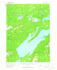 Lake Clark A-5 Alaska Historical topographic map, 1:63360 scale, 15 X 15 Minute, Year 1954