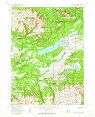 Lake Clark A-6 Alaska Historical topographic map, 1:63360 scale, 15 X 15 Minute, Year 1954