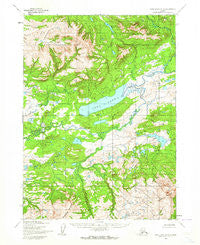 Lake Clark A-6 Alaska Historical topographic map, 1:63360 scale, 15 X 15 Minute, Year 1954
