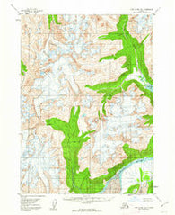 Lake Clark B-1 Alaska Historical topographic map, 1:63360 scale, 15 X 15 Minute, Year 1958