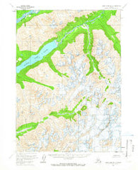 Lake Clark B-2 Alaska Historical topographic map, 1:63360 scale, 15 X 15 Minute, Year 1958