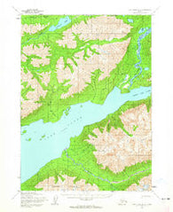 Lake Clark B-3 Alaska Historical topographic map, 1:63360 scale, 15 X 15 Minute, Year 1954