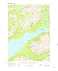 Lake Clark B-3 Alaska Historical topographic map, 1:63360 scale, 15 X 15 Minute, Year 1954