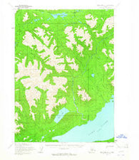 Lake Clark B-4 Alaska Historical topographic map, 1:63360 scale, 15 X 15 Minute, Year 1954