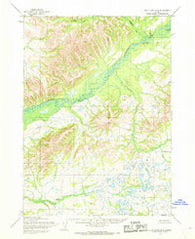 Lake Clark B-8 Alaska Historical topographic map, 1:63360 scale, 15 X 15 Minute, Year 1954