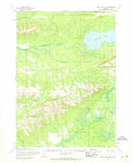 Lake Clark D-6 Alaska Historical topographic map, 1:63360 scale, 15 X 15 Minute, Year 1954