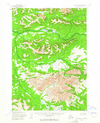Lake Clark D-7 Alaska Historical topographic map, 1:63360 scale, 15 X 15 Minute, Year 1954