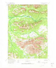 Lake Clark D-7 Alaska Historical topographic map, 1:63360 scale, 15 X 15 Minute, Year 1954
