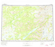 Lake Clark Alaska Historical topographic map, 1:250000 scale, 1 X 3 Degree, Year 1958