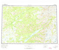 Lake Clark Alaska Historical topographic map, 1:250000 scale, 1 X 3 Degree, Year 1958