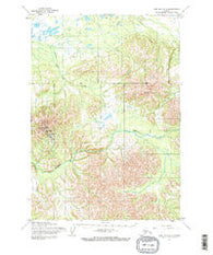 Lime Hills A-7 Alaska Historical topographic map, 1:63360 scale, 15 X 15 Minute, Year 1954