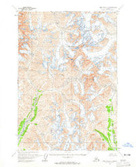 Lime Hills C-3 Alaska Historical topographic map, 1:63360 scale, 15 X 15 Minute, Year 1958