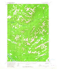 Lime Hills C-6 Alaska Historical topographic map, 1:63360 scale, 15 X 15 Minute, Year 1954
