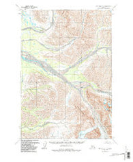 Lime Hills D-4 Alaska Historical topographic map, 1:63360 scale, 15 X 15 Minute, Year 1958