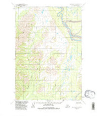 Lime Hills D-5 Alaska Historical topographic map, 1:63360 scale, 15 X 15 Minute, Year 1954