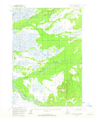 Lime Hills D-8 Alaska Historical topographic map, 1:63360 scale, 15 X 15 Minute, Year 1954