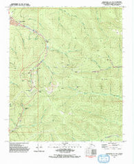 Livengood A-1 SW Alaska Historical topographic map, 1:25000 scale, 7.5 X 7.5 Minute, Year 1992