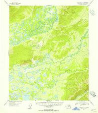 Livengood A-4 Alaska Historical topographic map, 1:63360 scale, 15 X 15 Minute, Year 1953