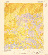 Livengood A-5 Alaska Historical topographic map, 1:63360 scale, 15 X 15 Minute, Year 1954