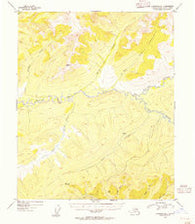Livengood B-1 Alaska Historical topographic map, 1:63360 scale, 15 X 15 Minute, Year 1954