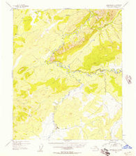 Livengood B-2 Alaska Historical topographic map, 1:63360 scale, 15 X 15 Minute, Year 1954