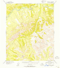 Livengood C-1 Alaska Historical topographic map, 1:63360 scale, 15 X 15 Minute, Year 1954