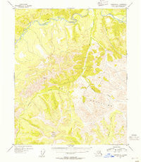 Livengood C-1 Alaska Historical topographic map, 1:63360 scale, 15 X 15 Minute, Year 1954