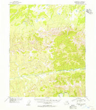 Livengood D-1 Alaska Historical topographic map, 1:63360 scale, 15 X 15 Minute, Year 1954