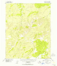 Livengood D-2 Alaska Historical topographic map, 1:63360 scale, 15 X 15 Minute, Year 1954