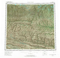 Lookout Ridge Alaska Historical topographic map, 1:250000 scale, 1 X 3 Degree, Year 1956