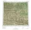 Lookout Ridge Alaska Historical topographic map, 1:250000 scale, 1 X 3 Degree, Year 1956