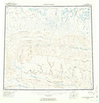 Lookout Ridge Alaska Historical topographic map, 1:250000 scale, 1 X 3 Degree, Year 1956
