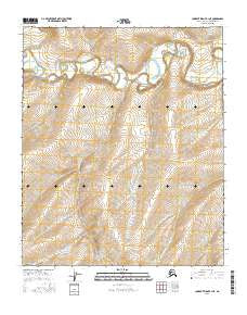 Lookout Ridge B-1 NE Alaska Current topographic map, 1:25000 scale, 7.5 X 7.5 Minute, Year 2016
