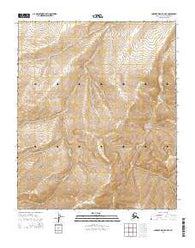 Lookout Ridge B-5 NE Alaska Current topographic map, 1:25000 scale, 7.5 X 7.5 Minute, Year 2014