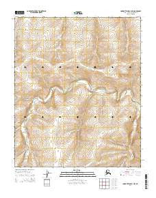 Lookout Ridge C-4 SW Alaska Current topographic map, 1:25000 scale, 7.5 X 7.5 Minute, Year 2014