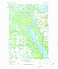 Marshall D-1 Alaska Historical topographic map, 1:63360 scale, 15 X 15 Minute, Year 1952