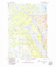 Marshall D-1 Alaska Historical topographic map, 1:63360 scale, 15 X 15 Minute, Year 1952