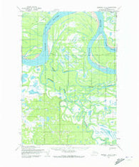 Marshall D-2 Alaska Historical topographic map, 1:63360 scale, 15 X 15 Minute, Year 1952