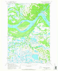Marshall D-3 Alaska Historical topographic map, 1:63360 scale, 15 X 15 Minute, Year 1952